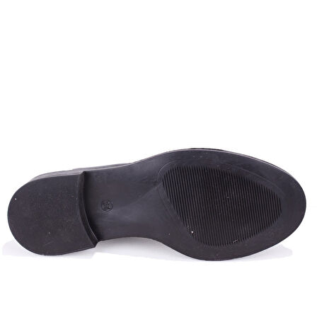 Dagoster DZA07-863701 Siyah Rugan Günlük Loafer  Kadın Ayakkabı