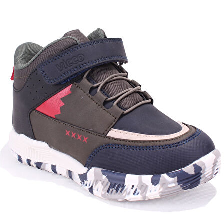 Vicco Altay 946F25K415 Haki Ortopedik Günlük  Erkek Çocuk Spor Bot