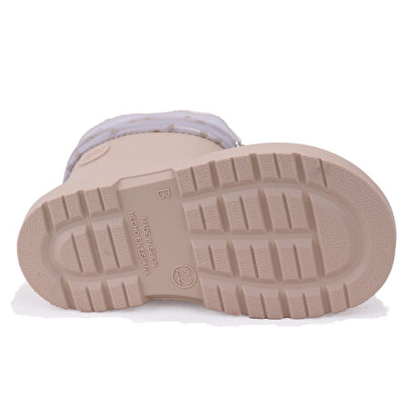 İgor CC334 Mendi Gato Bej Kürklü Günlük Kız Çocuk Yağmur Çizme