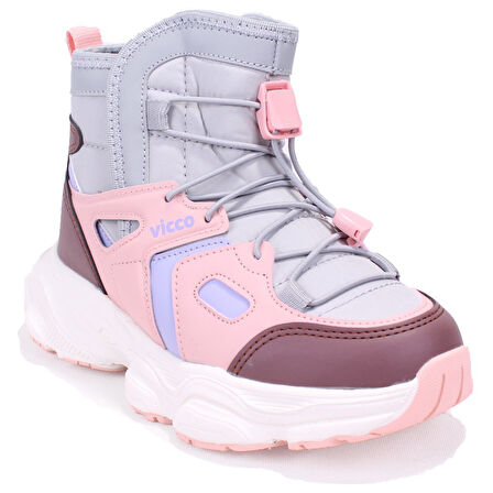 Vicco Tog 943F25K502 Gümüş Ortopedik Günlük Kız Çocuk Spor Bot