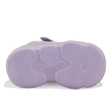 Vicco Gemini 946B25K445 Gri Ortopedik Işıklı Kız Bebe Spor Bot