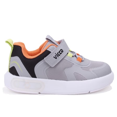 Vicco Babil 346B26Y130 Gri Ortopedik Günlük Işıklı Erkek Çocuk Spor Ayakkabı