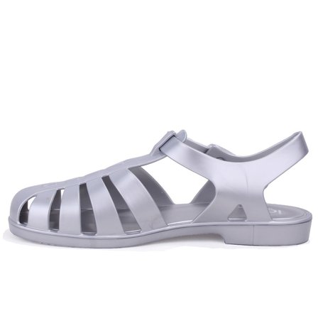 Igor S10346 Bıarrıtz Mate Metal Gümüş Ortopedik Günlük Kadın Sandalet