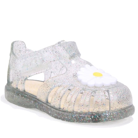 Igor S10322 Tobby Gloss Flor Beyaz  Günlük Kız Çocuk Sandalet