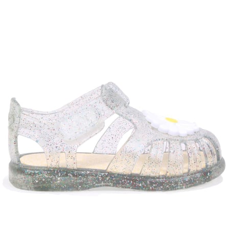 Igor S10322 Tobby Gloss Flor Beyaz  Günlük Kız Çocuk Sandalet