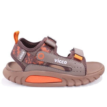 Vicco Konan 332F26Y179 Kahve Ortopedik Günlük Erkek Çocuk Spor Sandalet