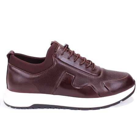 Dagoster DMA08-1061 Kahve Ortopedik Günlük Slip On  Erkek Deri Ayakkabı