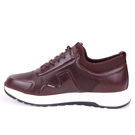 Dagoster DMA08-1061 Kahve Ortopedik Günlük Slip On  Erkek Deri Ayakkabı