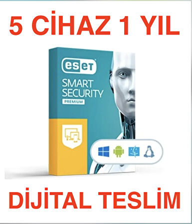 Eset Premium Security (5 Cihaz 1 Yıl ) -Dijital