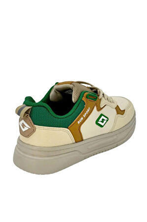 Kadın siyah Ortopedik Taban Cilt A KALİTE  Sneaker 030 Bej / 39