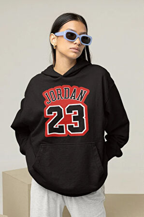 Jorrdan 23 Baskılı Unisex Oversize Efsane Basketbolcu Hoodie