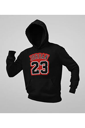 Jorrdan 23 Baskılı Unisex Oversize Efsane Basketbolcu Hoodie