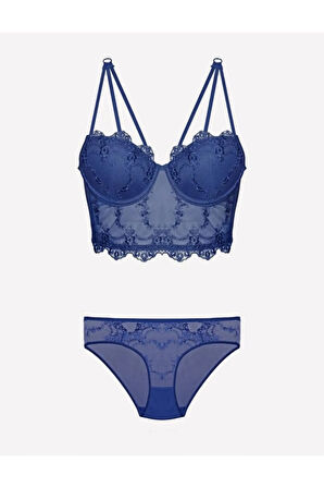 Destekli Sütyen Takım 4491 | Kırmızı