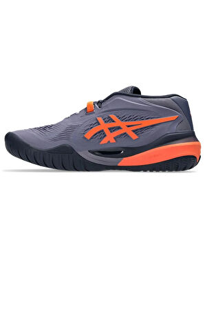 Asics Gel Resolution X Erkek Gri Mor Tenis Ayakkabısı