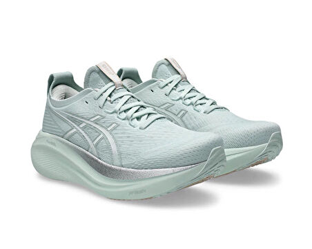 Asics Gel Nimbus 27 Kadın Koşu Ayakkabısı 1012B753-300 Yeşil