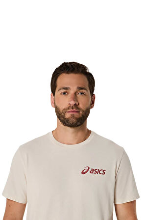 Asics Erkek Tişört Road Graphic SS Tee 2031F026-101
