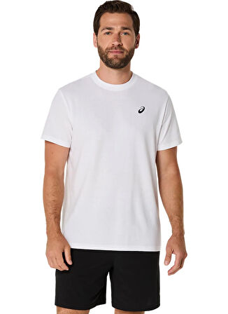 2031F026-101 ROAD GRAPHIC SS TEE Beyaz Yuvarlak Yaka Normal Kalıp Baskılı Erkek  T-Shirt