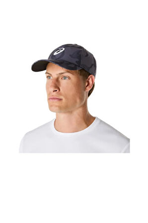 Asics Graphic Cap Gri Tenis Şapkası
