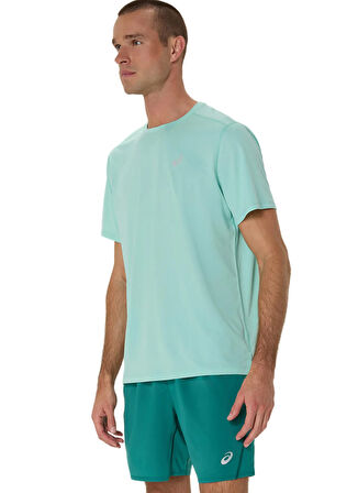 2011D221-300 ASICS CORE SS TOP Turkuaz Yuvarlak Yaka Normal Kalıp  T-Shirt