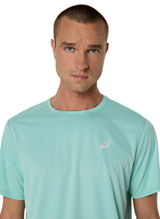 2011D221-300 ASICS CORE SS TOP Turkuaz Yuvarlak Yaka Normal Kalıp  T-Shirt