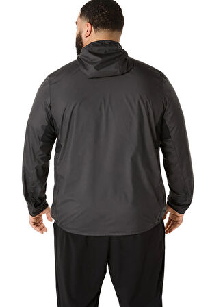 2011D216-001 ASICS CORE JACKET Siyah Fermuarlı Normal Kalıp  Zip Ceket