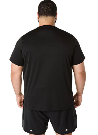 2011D221-001 ASICS CORE SS TOP Siyah Yuvarlak Yaka Normal Kalıp Erkek T-Shirt