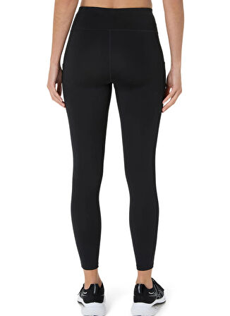 2012D169-001 ASICS CORE TIGHT Siyah Lastikli Bel Dar Kalıp Kadın Tayt