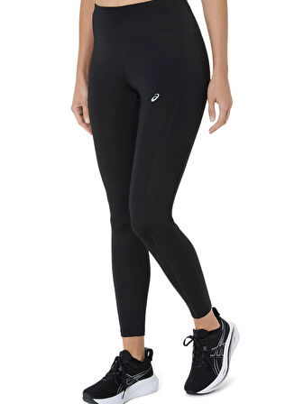 2012D169-001 ASICS CORE TIGHT Siyah Lastikli Bel Dar Kalıp Kadın Tayt