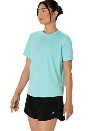 2012D170-401 ASICS CORE SS TOP Turkuaz Yuvarlak Yaka Normal Kalıp Kadın T-Shirt