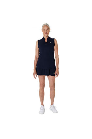 Asics 2042A369 Court Skirt Lacivert Kadın Spor Etek
