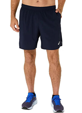 2011D213-400 ASICS CORE 7IN SHORT Lacivert Lastikli Bel Normal Kalıp Erkek Şort