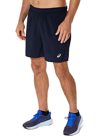 2011D213-400 ASICS CORE 7IN SHORT Lacivert Lastikli Bel Normal Kalıp Erkek Şort
