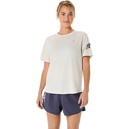 Icon Kadın Bej Koşu T-Shirt 2012D177-200