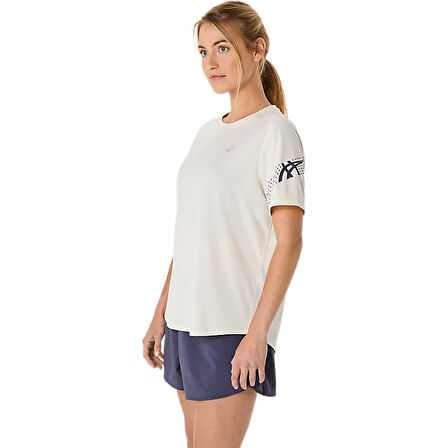 Icon Kadın Bej Koşu T-Shirt 2012D177-200