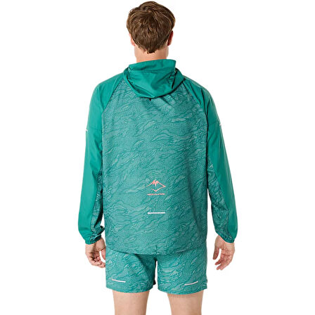 Fujitrail Packable Windbreaker Erkek Yeşil Koşu Ceket 2011C991-300