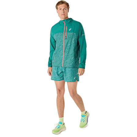 Fujitrail Packable Windbreaker Erkek Yeşil Koşu Ceket 2011C991-300