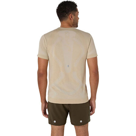 Road Seamless Ss Erkek Bej Koşu T-Shirt 2011D355-100