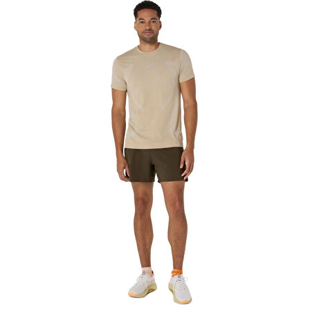 Road Seamless Ss Erkek Bej Koşu T-Shirt 2011D355-100