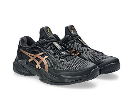 Asics Court Ff 3 Novak Night Energy Erkek Tenis Ayakkabısı 1041A527-960 Siyah