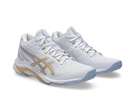Asics Netburner Ballistic Ff Mt 4 Unisex Voleybol Ayakkabısı 1052A084-102 Beyaz