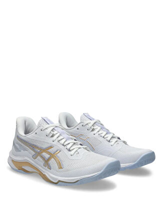 Asics 1052A083-102 NETBURNER BALLISTIC FF Beyaz Kadın Voleybol Ayakkabısı