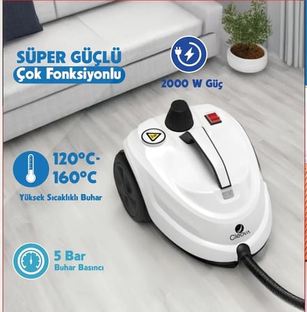 Cleova CLV-4041 26 Parça Buharlı Temizlik Makinası 2000W 5Bar