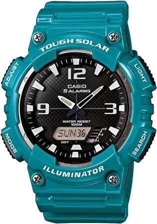 Casio AQ-S810WC Mavi Silikon Orijinal Saat Kordonu