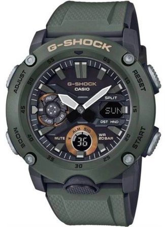 Casio G-Shock GA-2000 Haki Renk Orijinal Saat Kordonu