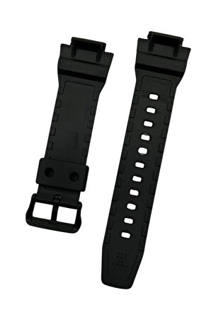 Casio AE-1500 DW-391 W-737 WS-1500 WS-1700 Orijinal Siyah Renk Silikon Saat Kordonu