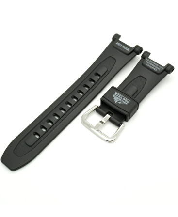 Casio Protrek PRG-240 PRG-40 Siyah Orijinal Silikon Saat Kayışı
