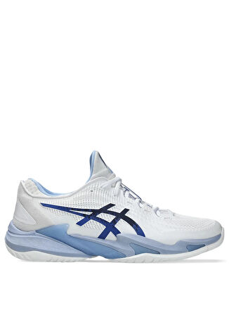 Asics 1041A522-967 COURT FF 3 NOVAK Beyaz - Mavi Erkek Tenis Ayakkabısı