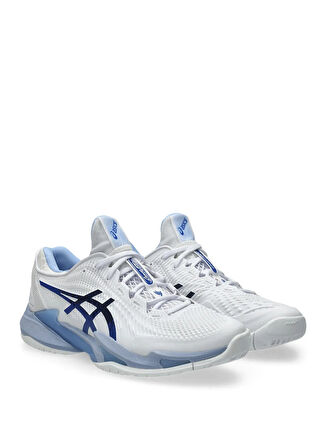 Asics 1041A522-967 COURT FF 3 NOVAK Beyaz - Mavi Erkek Tenis Ayakkabısı