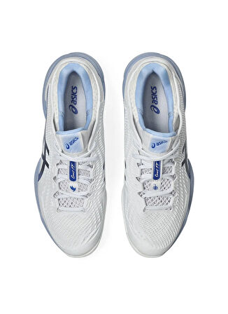 Asics 1041A522-967 COURT FF 3 NOVAK Beyaz - Mavi Erkek Tenis Ayakkabısı