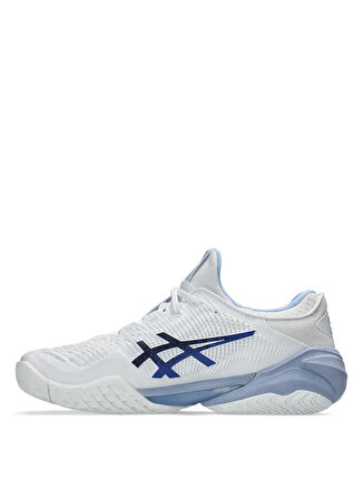 Asics 1041A522-967 COURT FF 3 NOVAK Beyaz - Mavi Erkek Tenis Ayakkabısı